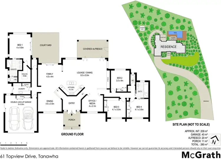 Floorplan of Homely house listing, 61 Topview Drive, Tanawha QLD 4556