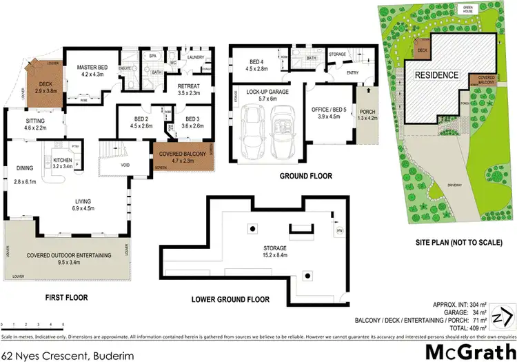 Floorplan of Homely house listing, 62 Nyes Crescent, Buderim QLD 4556