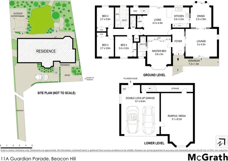 Floorplan of Homely house listing, 11A Guardian Parade, Beacon Hill NSW 2100
