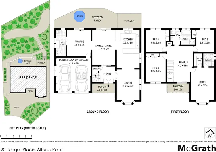 Floorplan of Homely house listing, 20 Jonquil Place, Alfords Point NSW 2234