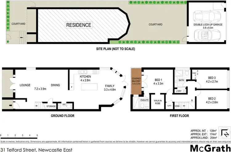 Floorplan of Homely townhouse listing, 31 Telford Street, Newcastle East NSW 2300