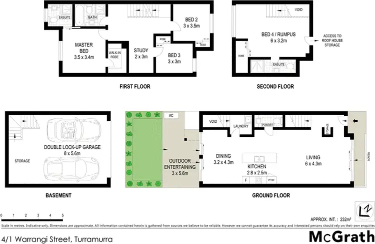 Floorplan of Homely townhouse listing, 4/1 Warrangi Street, Turramurra NSW 2074