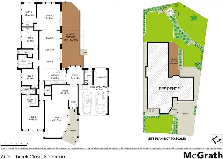 Floorplan of Homely house listing, 9 Clearbrook Close, Eleebana NSW 2282