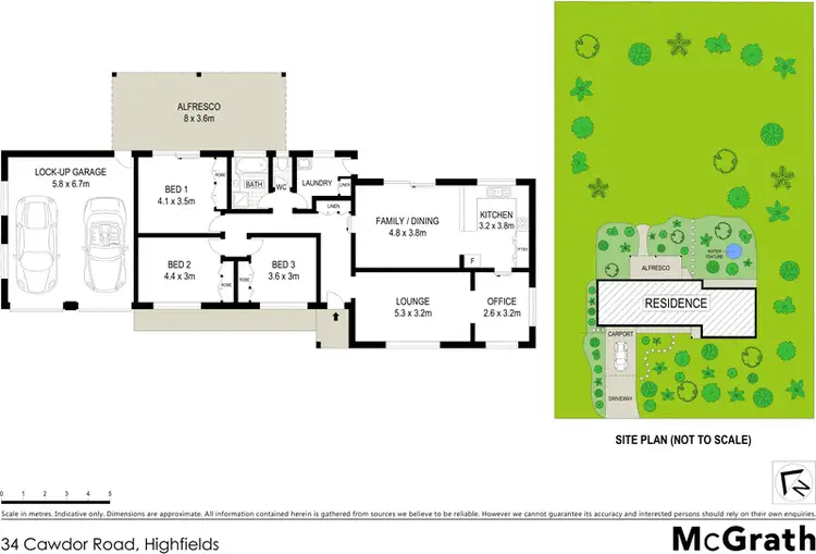 Floorplan of Homely house listing, 34 Cawdor Road, Highfields QLD 4352