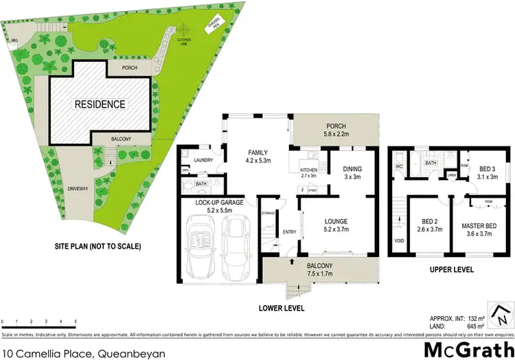Floorplan of Homely house listing, 10 Camellia Place, Crestwood NSW 2620