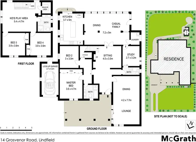 Floorplan of Homely house listing, 14 Grosvenor Road, Lindfield NSW 2070