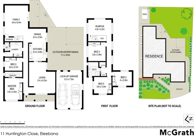 Floorplan of Homely house listing, 11 Huntington Close, Eleebana NSW 2282