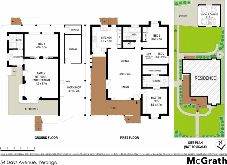 Floorplan of Homely house listing, 54 Days Avenue, Yeronga QLD 4104