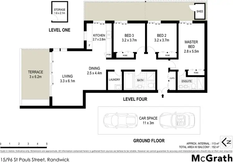 Floorplan of Homely apartment listing, 15/96 St Pauls Street, Randwick NSW 2031