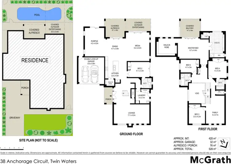 Floorplan of Homely house listing, 38 Anchorage Circuit, Twin Waters QLD 4564