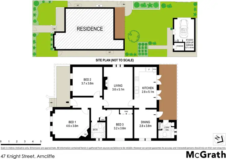 Floorplan of Homely house listing, 47 Knight Street, Arncliffe NSW 2205