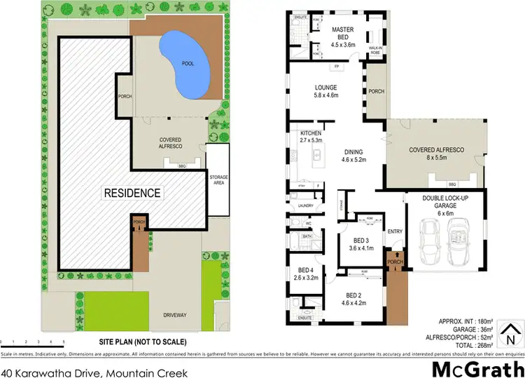 Floorplan of Homely house listing, 40 Karawatha Drive, Mountain Creek QLD 4557