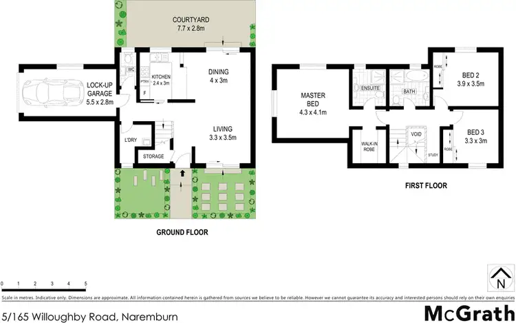 Floorplan of Homely townhouse listing, 5/165 Willoughby Road, Naremburn NSW 2065