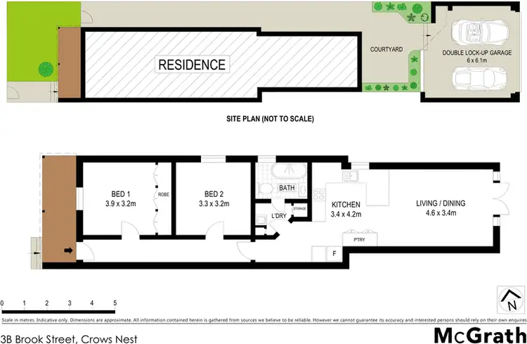 Floorplan of Homely house listing, 3B Brook Street, Crows Nest NSW 2065