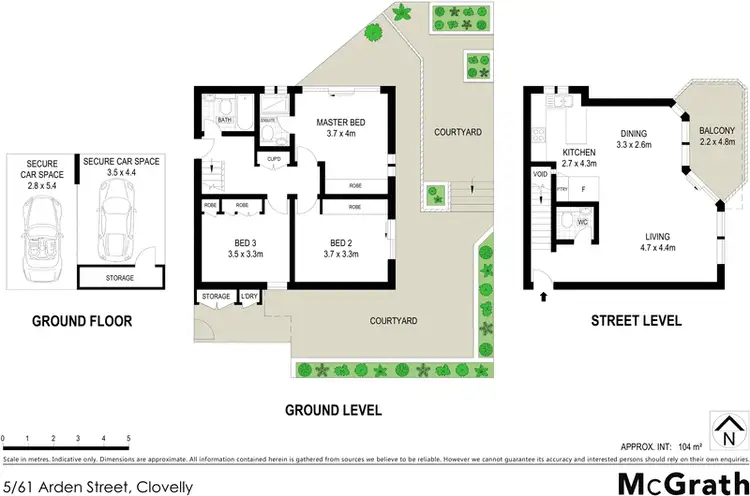 Floorplan of Homely apartment listing, 5/61 Arden Street, Clovelly NSW 2031