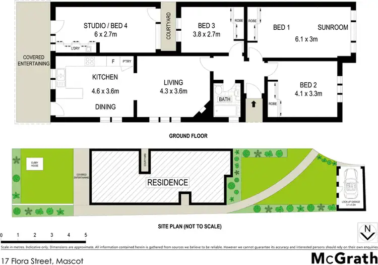 Floorplan of Homely house listing, 17 Flora Street, Mascot NSW 2020