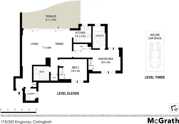 Floorplan of Homely apartment listing, 173/352 Kingsway, Caringbah NSW 2229