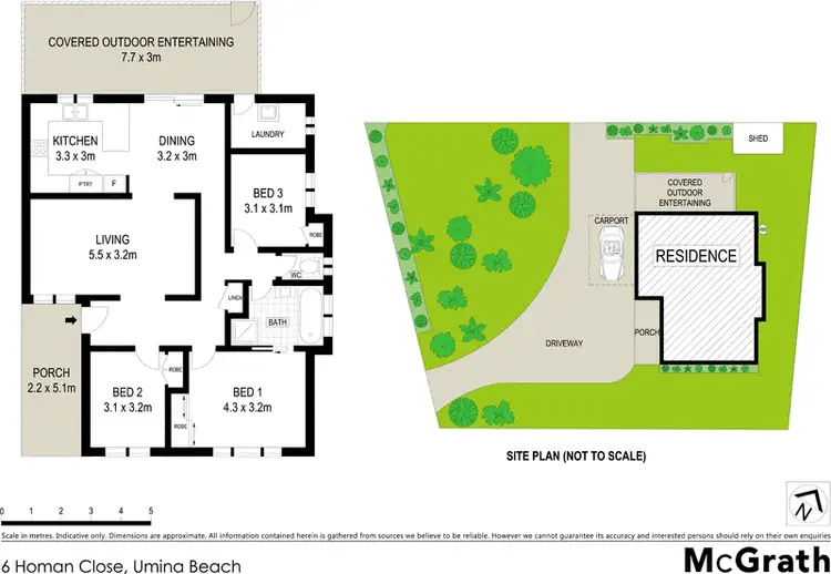 Floorplan of Homely house listing, 6 Homan Close, Umina Beach NSW 2257