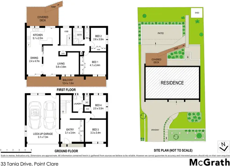 Floorplan of Homely house listing, 33 Tania Drive, Point Clare NSW 2250
