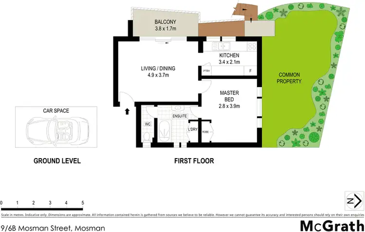 Floorplan of Homely apartment listing, 9/6B Mosman Street, Mosman NSW 2088