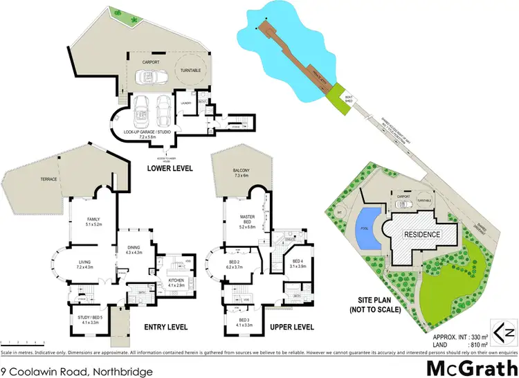 Floorplan of Homely house listing, 9 Coolawin Road, Northbridge NSW 2063