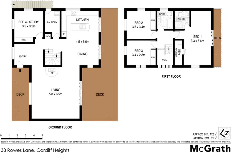 Floorplan of Homely house listing, 38 Rowes Lane, Cardiff Heights NSW 2285