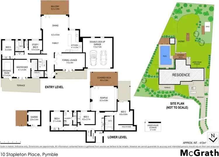 Floorplan of Homely house listing, 10 Stapleton Place, Pymble NSW 2073