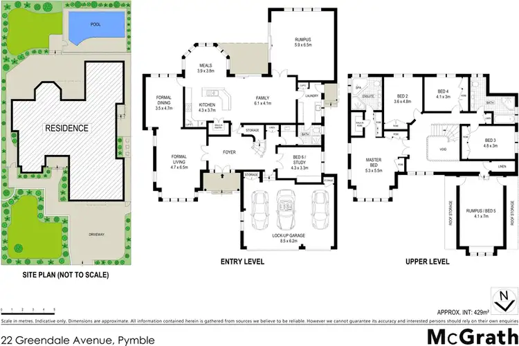 Floorplan of Homely house listing, 22 Greendale Avenue, Pymble NSW 2073