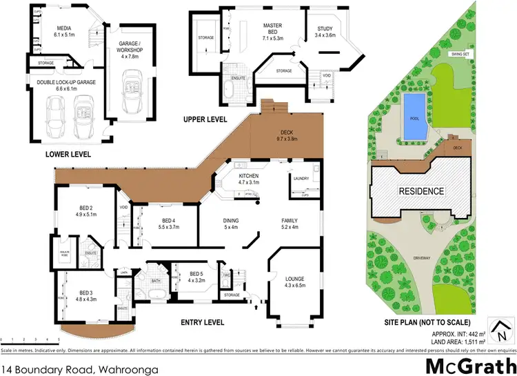 Floorplan of Homely house listing, 14 Boundary Road, Wahroonga NSW 2076