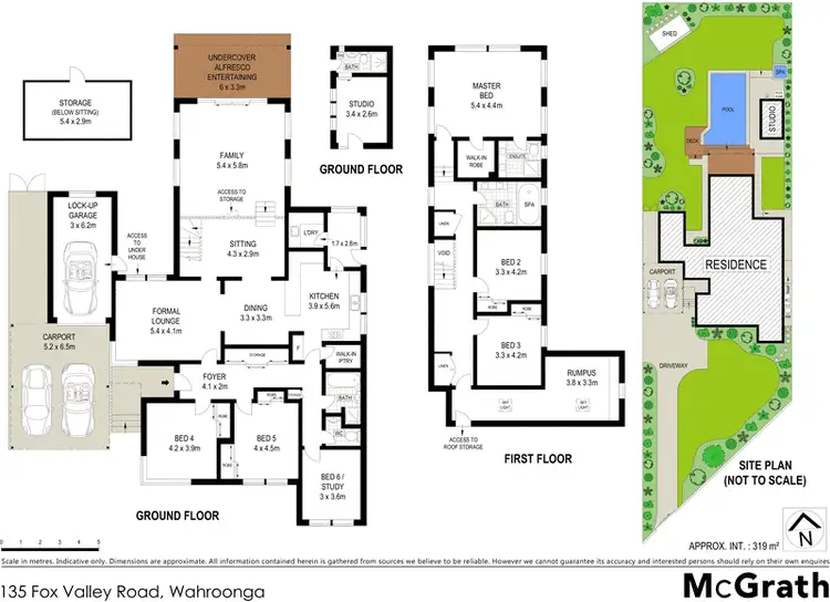 Floorplan of Homely house listing, 135 Fox Valley Road, Wahroonga NSW 2076