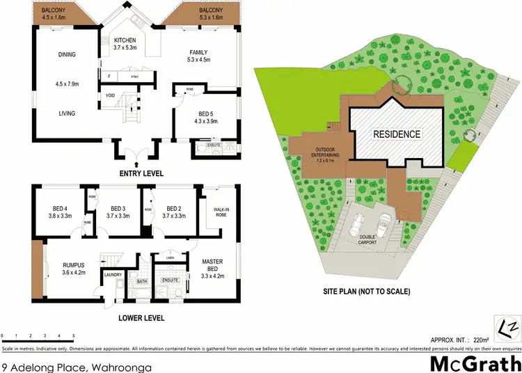 Floorplan of Homely house listing, 9 Adelong Place, Wahroonga NSW 2076