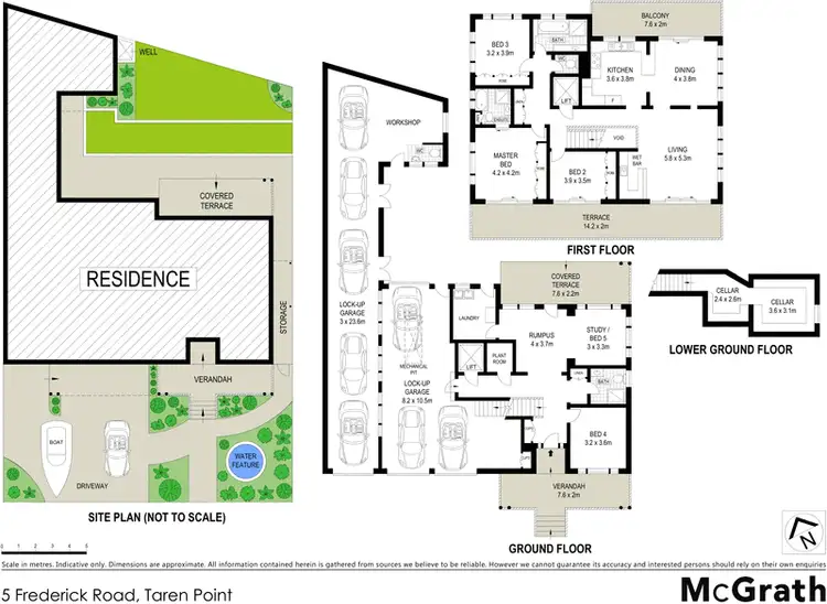 Floorplan of Homely house listing, 5 Frederick Road, Taren Point NSW 2229