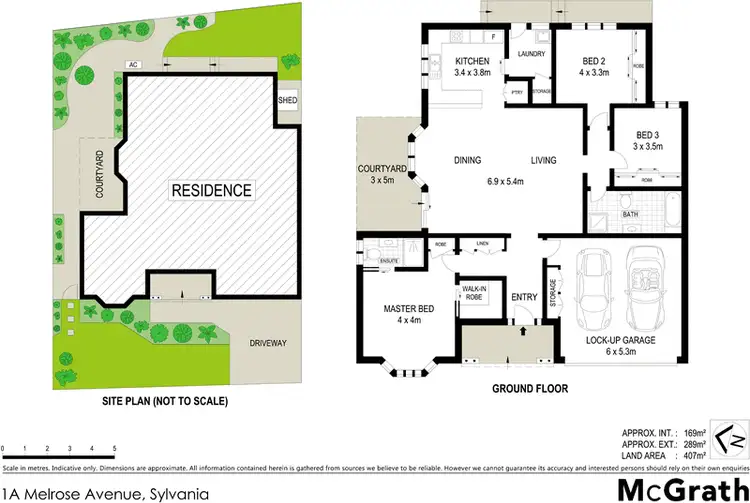 Floorplan of Homely villa listing, 1A Melrose Avenue, Sylvania NSW 2224