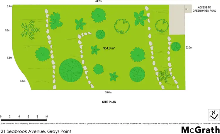Floorplan of Homely land listing, 21 Seabrook Avenue, Grays Point NSW 2232