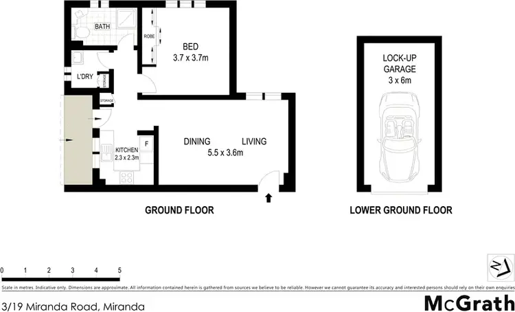 Floorplan of Homely apartment listing, 3/19 Miranda Road, Miranda NSW 2228