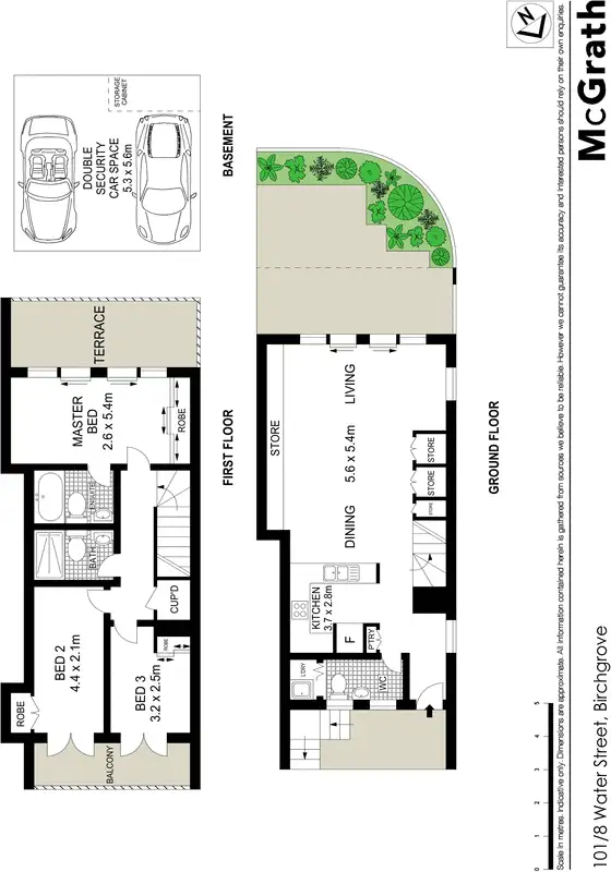 Floorplan of Homely townhouse listing, 101/8 Water Street, Birchgrove NSW 2041