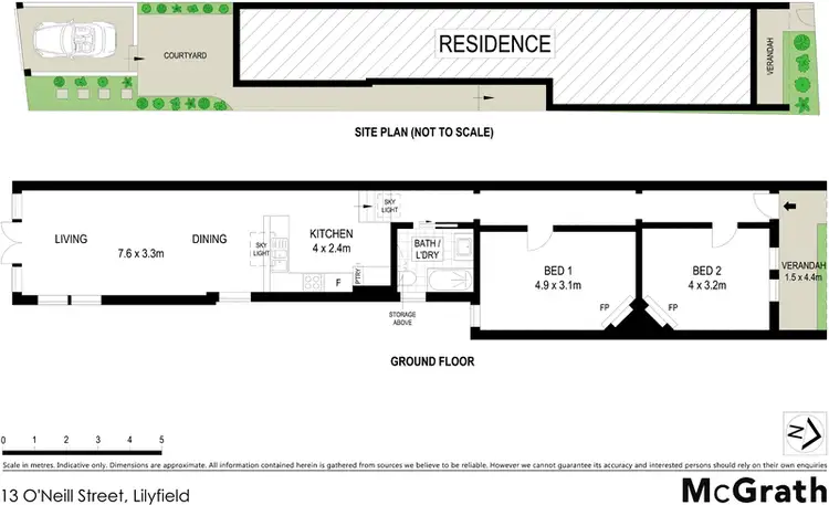 Floorplan of Homely house listing, 13 O'Neill Street, Lilyfield NSW 2040