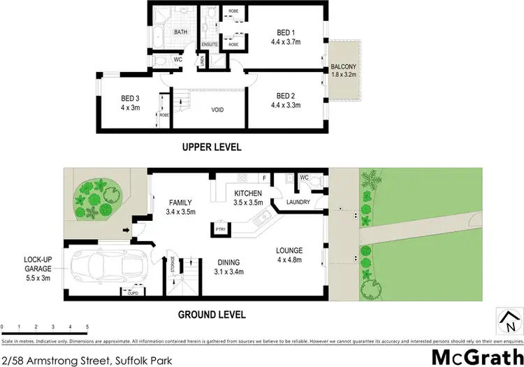Floorplan of Homely townhouse listing, 2/58 Armstrong Street, Suffolk Park NSW 2481