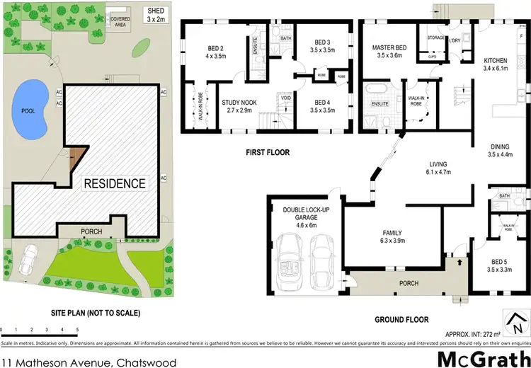 Floorplan of Homely house listing, 11 Matheson Avenue, Chatswood NSW 2067