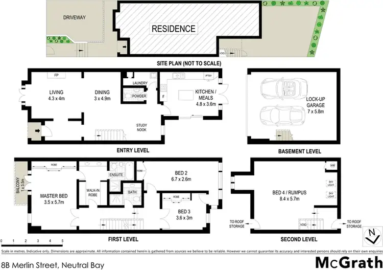 Floorplan of Homely apartment listing, 8B Merlin Street, Neutral Bay NSW 2089