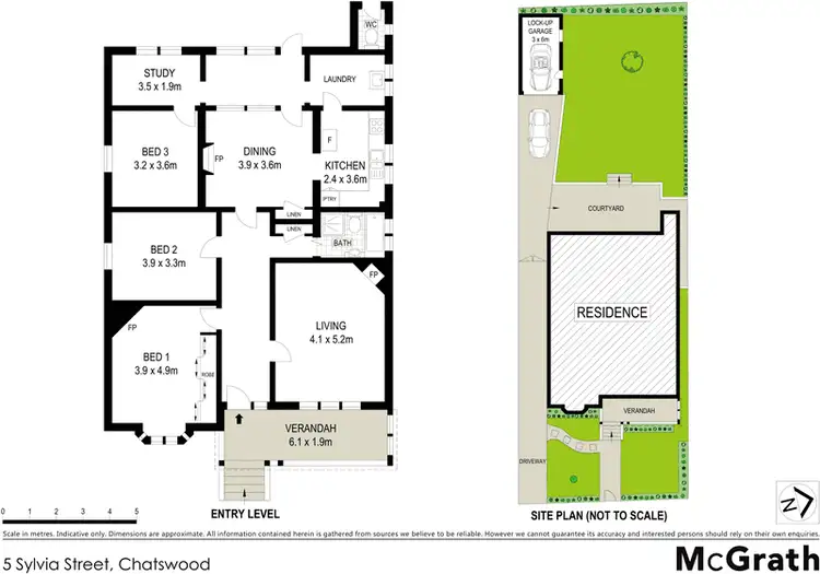 Floorplan of Homely house listing, 5 Sylvia Street, Chatswood NSW 2067