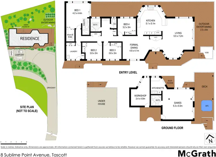 Floorplan of Homely house listing, 8 Sublime Point Avenue, Tascott NSW 2250