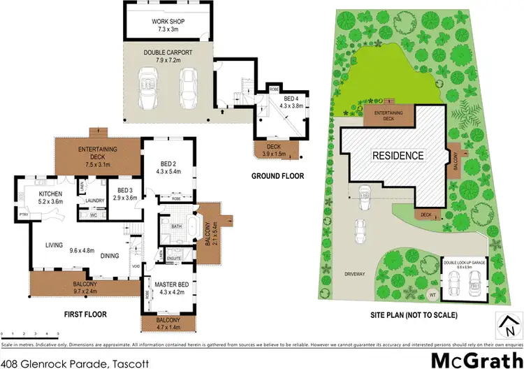 Floorplan of Homely house listing, 408 Glenrock Parade, Tascott NSW 2250