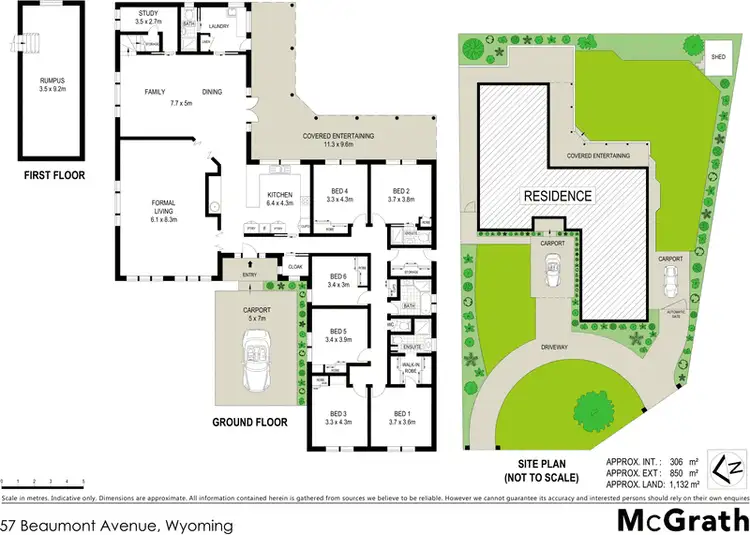 Floorplan of Homely house listing, 57 Beaumont Avenue, Wyoming NSW 2250