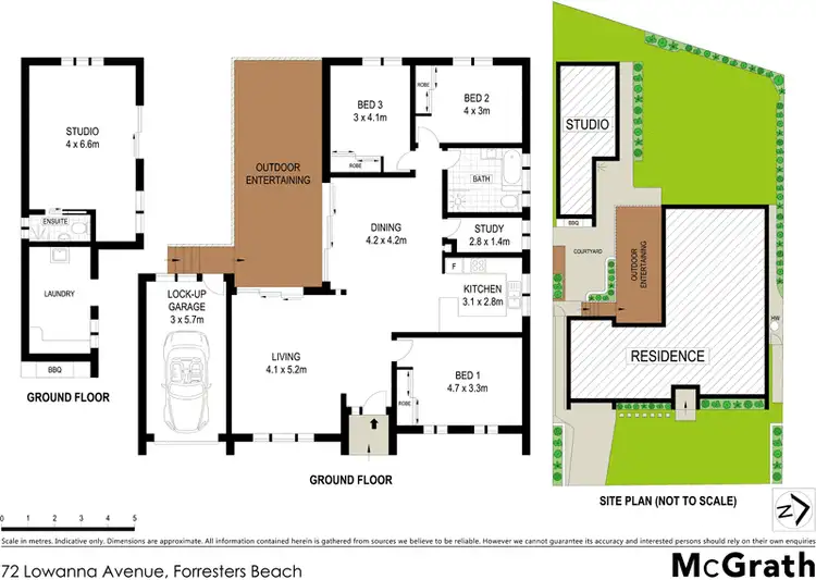 Floorplan of Homely house listing, 72 Lowanna Avenue, Forresters Beach NSW 2260
