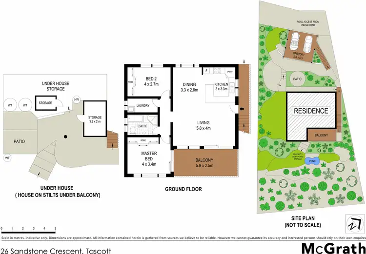 Floorplan of Homely house listing, 26 Sandstone Crescent, Tascott NSW 2250