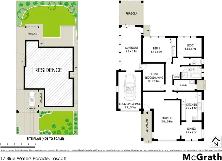 Floorplan of Homely house listing, 17 Blue Waters Parade, Tascott NSW 2250