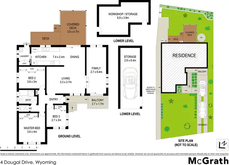 Floorplan of Homely house listing, 4 Dougal Drive, Wyoming NSW 2250