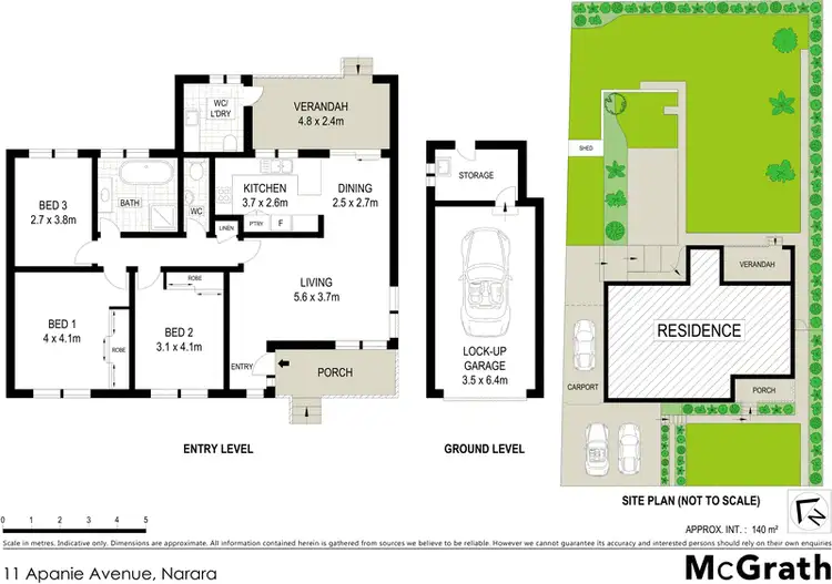 Floorplan of Homely house listing, 11 Apanie Avenue, Narara NSW 2250