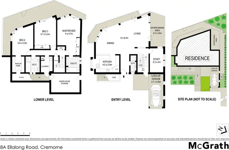 Floorplan of Homely house listing, 8A Ellalong Road, Cremorne NSW 2090